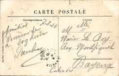 VINTAGE POSTCARD Enghien les Bains the Casino the garden of the pinks and the theater