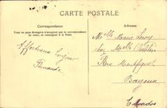 VINTAGE POSTCARD Coutances the Public garden