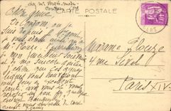 VINTAGE POSTCARD Interior Romieu of the Cloister