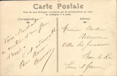 VINTAGE POSTCARD Arromanches Les Bains the Large Hold One Day of storm and spring tide