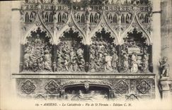 CPA Amiens La Cathedrale Vie de St Firmin