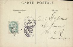 VINTAGE POSTCARD Boulogne On Sea Effect Undertow By Heavy sea