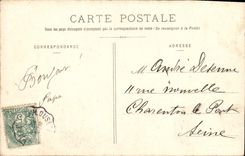 VINTAGE POSTCARD Villefranche De Rouergue Falls of Morlhon