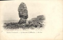 VINTAGE POSTCARD Surroundings of Arromanches the young lady of Fontenailles