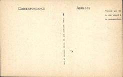 VINTAGE POSTCARD Meaux Cathearale Sainte Celine receiving the veil of the hands of Sainte Genevieve M of Laval