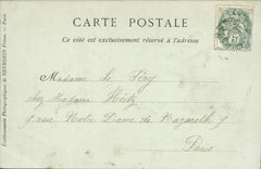 VINTAGE POSTCARD Arromanches Les Bains the Dam one Day of Storm