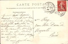 VINTAGE POSTCARD Cholet