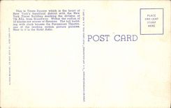 MODERN CARD Times Square New York Paramount Building