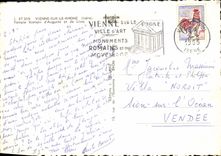 CPM Vienne Sur Le Rhone Temple romain d'Auguste et de Livie