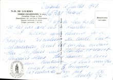 MODERN CARD Heavy Notre Dame Couronnee Virgin