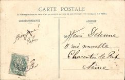 VINTAGE POSTCARD Villefranche de Rouergue Los Coffos Blancos Folklore