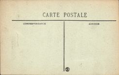 VINTAGE POSTCARD Office St Palate Rising Tide in Pierrierres