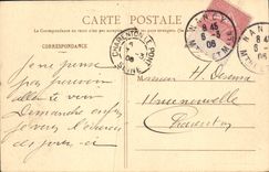 CPA Nancy Eglise St Epvre et Place des Dames