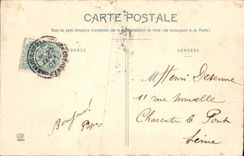 VINTAGE POSTCARD Montrejeau Seen On the Valley Of the Garonne and Polignan