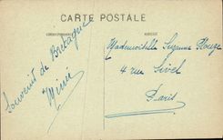 VINTAGE POSTCARD Top of Plouha and the Rock the Mallow