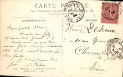 VINTAGE POSTCARD Rouen the place or was brulee Jeanne d' Arc
