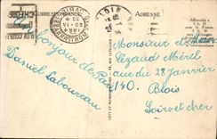 VINTAGE POSTCARD Paris the Arena of the Street Monge Children