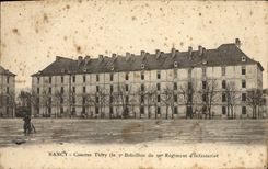 CPA Nancy Caserne Thiry 3eme bataillon du 20eme regiment d'infanterie Militaria