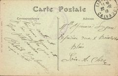 POSTAL Lisieux de la VENDIMIA el jardín público y el museo