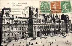 CPA Paris L'Hotel de Ville 