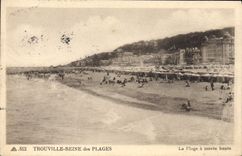 Reina de Trouville de la POSTAL de la VENDIMIA de las playas