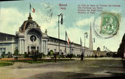VINTAGE POSTCARD Ghent 1913 the Town of Paris and the Avenue of the Nations