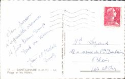 CPM Saint Lunaire Plage et les Hotels