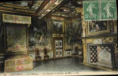 CPA Cheverny Le Chateau La Chambre a Coucher du Roi