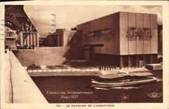 CPA Paris Exposition Internationale 1937 Le pavillon de l'Angleterre