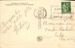 CPA Paris Exposition Internationale 1937 Le pavillon de l'Angleterre