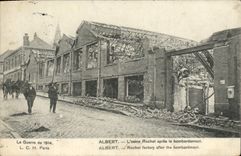 VINTAGE POSTCARD Albert the factory Ratchet after the Militaria Bombardment