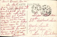 VINTAGE POSTCARD Albert the factory Ratchet after the Militaria Bombardment