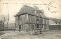 VINTAGE POSTCARD Environs of Rouen Petit Crowns the House of Pierre Corneille
