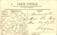 VINTAGE POSTCARD Paris the Avenue of the Bois de Boulogne Horse