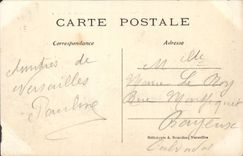 VINTAGE POSTCARD Versailles Park the Basin of Latone