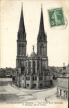 VINTAGE POSTCARD Delivrande Notre Dame of Delivrande the Basilica dimensions apse