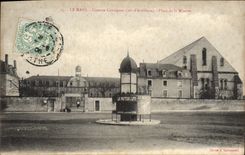 VINTAGE POSTCARD Mans Caserne Cavaignac 26th of artillery Places Militaria Mission