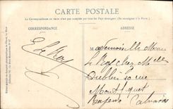 VINTAGE POSTCARD Mans Caserne Cavaignac 26th of artillery Places Militaria Mission