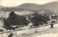 CPA Nice Vue Generale du Jardin Public