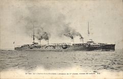 CPA Jurien de la Graviere Croiseur de 1ere classe Bateau