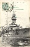 VINTAGE POSTCARD Admiral Aube Boat
