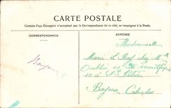 VINTAGE POSTCARD Admiral Aube Boat