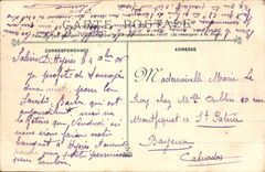 VINTAGE POSTCARD Charlemagne During the Operations Boat