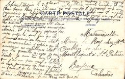 VINTAGE POSTCARD a Blow of Canon of 14ccm