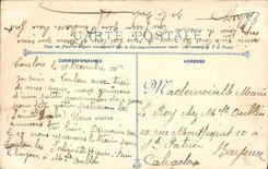 VINTAGE POSTCARD Algeciras Vessel School of the mechanics destroyers