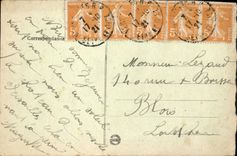 CPA Versailles Galerie des Glaces Salle de la signature de la Paix 