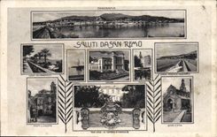 VINTAGE POSTCARD Saluti da San Remo