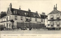 VINTAGE POSTCARD Fontainebleau the Hotel of France and England