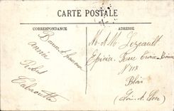 VINTAGE POSTCARD Fontainebleau the Palate the Baptistry and Oval Court