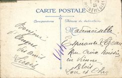 CPA Angers Le Pont de la Basse Chaine et le Chateau
